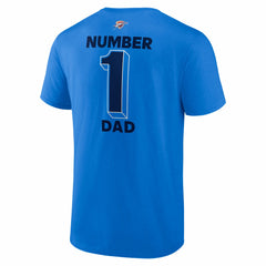 Oklahoma City Thunder #1 Dad Jersey T-Shirt Blue - NBA