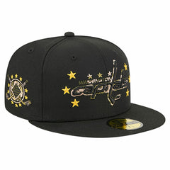 Washington Capitals New Era Military Appreciation Digital Camo Stars 59FIFTY Fitted Hat - Black - NHL