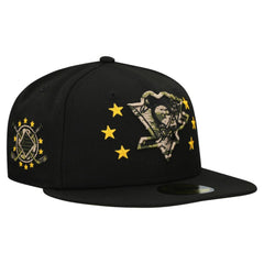 Pittsburgh Penguins New Era Military Appreciation Digital Camo Stars 59FIFTY Fitted Hat - Black - NHL