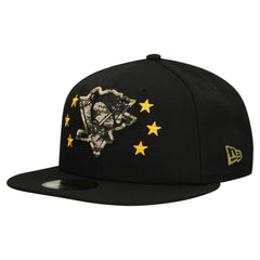Pittsburgh Penguins New Era Military Appreciation Digital Camo Stars 59FIFTY Fitted Hat - Black - NHL