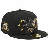 San Jose Sharks New Era Military Appreciation Digital Camo Stars 59FIFTY Fitted Hat - Black - NHL