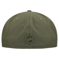Detroit Red Wings New Era Military Appreciation Flag 59FIFTY Fitted Hat - Olive - NHL