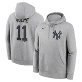 Anthony Volpe New York Yankees Nike Player Name & Number Club Fleece Pullover Hoodie - MLB
