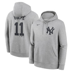 Anthony Volpe New York Yankees Nike Player Name & Number Club Fleece Pullover Hoodie - MLB
