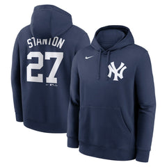 Giancarlo Stanton New York Yankees Nike Player Name & Number Club Fleece Pullover Hoodie - MLB