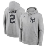 Derek Jeter New York Yankees Nike Player Name & Number Club Fleece Pullover Hoodie - MLB