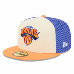 New York Knicks 2025/26 City Edition Alternate 59FIFTY Fitted Hat Cream - NBA