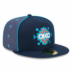 Oklahoma City Thunder 2025/26 City Edition Alternate 59FIFTY Fitted Hat Navy - NBA