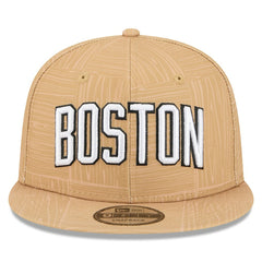 Boston Celtics 2025/26 City Edition Alternate 9FIFTY Snapback Hat Gold - NBA