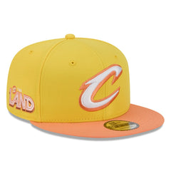 Cleveland Cavaliers 2025/26 City Edition Alternate 9FIFTY Snapback Hat Gold - NBA