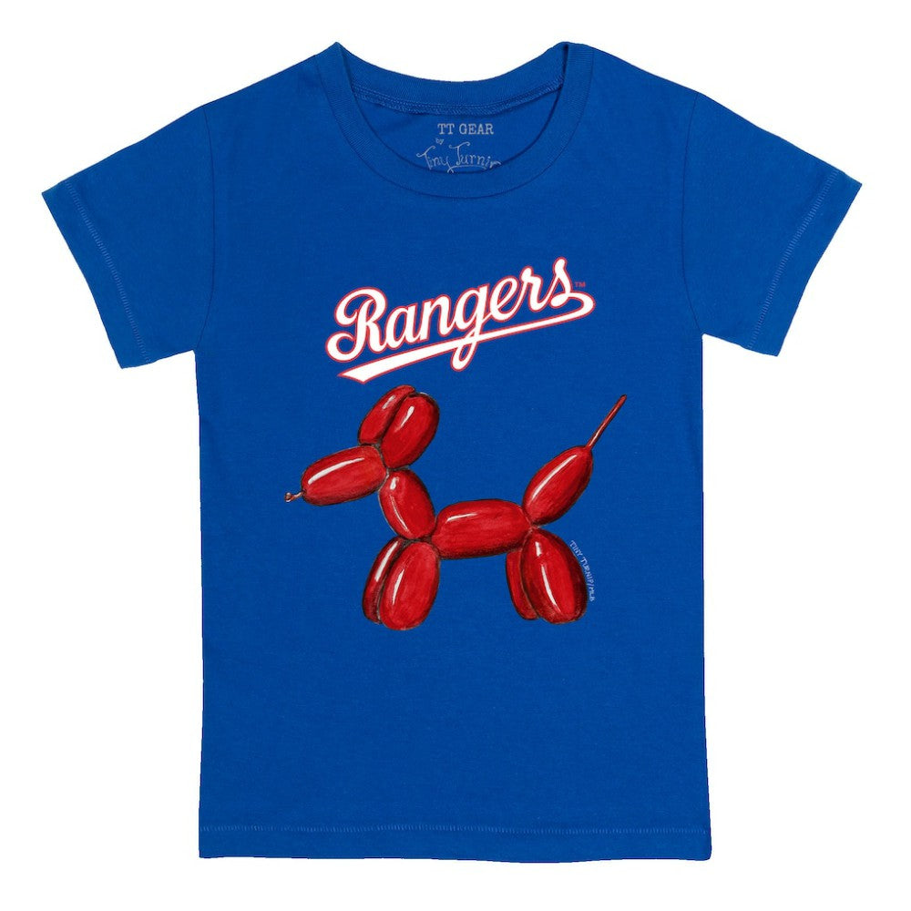 Texas Rangers Tiny Turnip Youth Balloon Dog T-Shirt - MLB