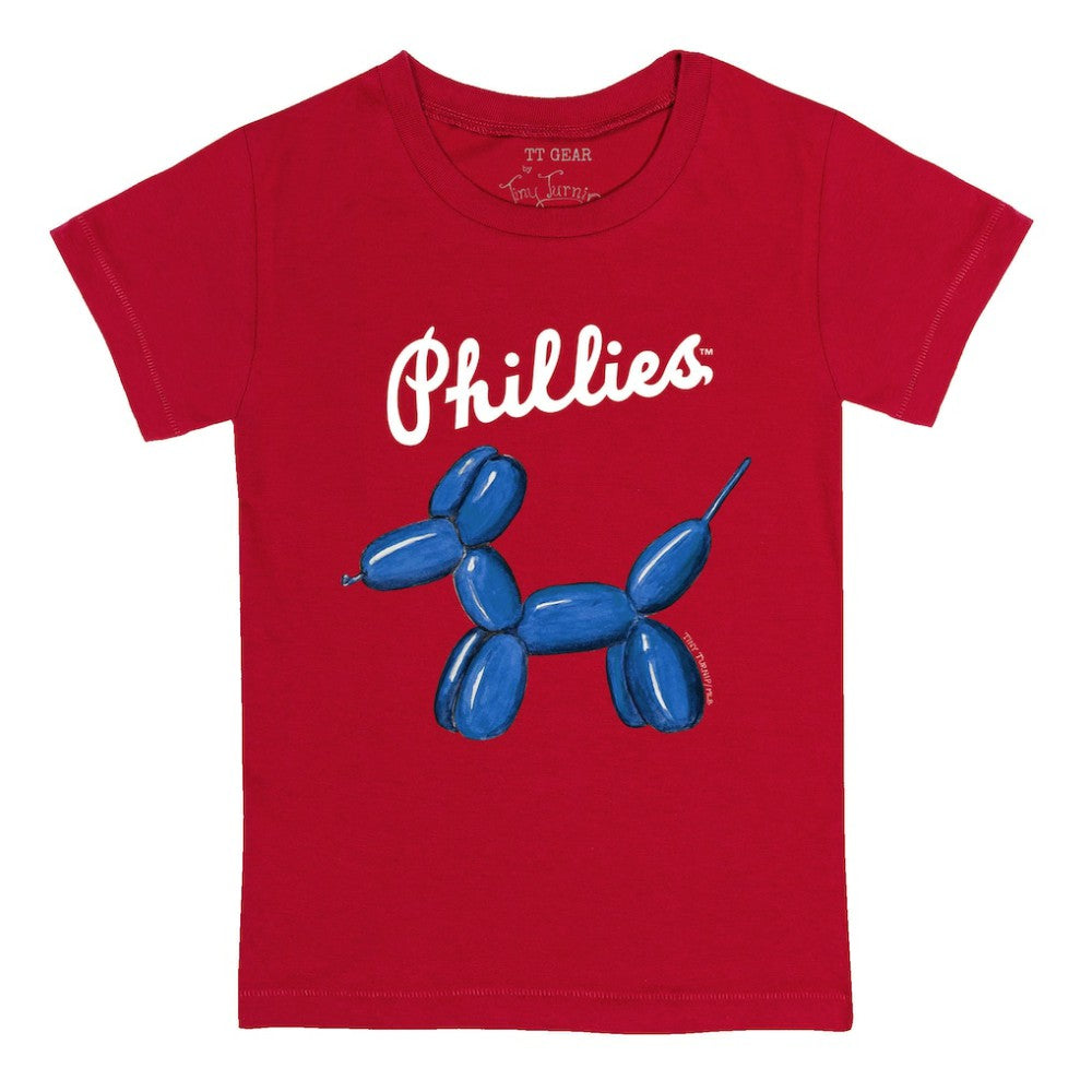 Philadelphia Phillies Tiny Turnip Youth Balloon Dog T-Shirt - MLB