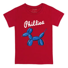 Philadelphia Phillies Tiny Turnip Youth Balloon Dog T-Shirt - MLB