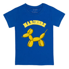 Seattle Mariners Tiny Turnip Youth Balloon Dog T-Shirt - MLB
