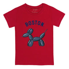 Boston Red Sox Tiny Turnip Youth Balloon Dog T-Shirt - MLB