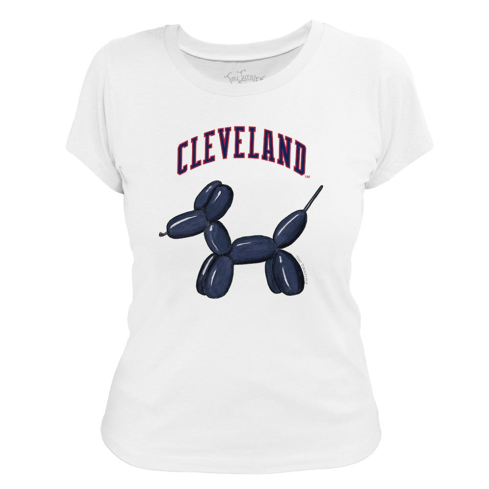 Cleveland Guardians Tiny Turnip Women's Balloon Dog T-Shirt - MLB
