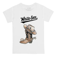 Chicago White Sox Tiny Turnip Youth Cowboy Boot T-Shirt - MLB