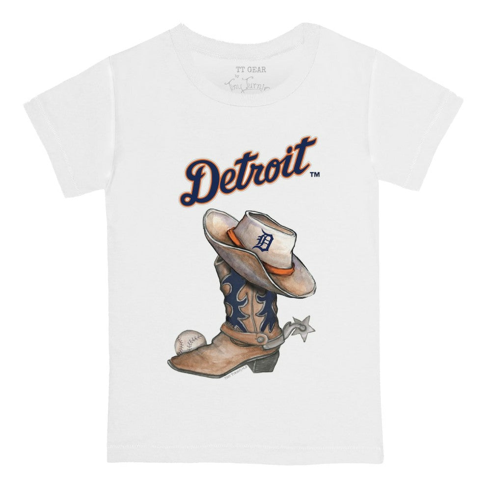 Detroit Tigers Tiny Turnip Youth Cowboy Boot T-Shirt - MLB