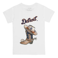 Detroit Tigers Tiny Turnip Youth Cowboy Boot T-Shirt - MLB