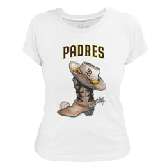 San Diego Padres Tiny Turnip Women's Cowboy Boot T-Shirt - MLB