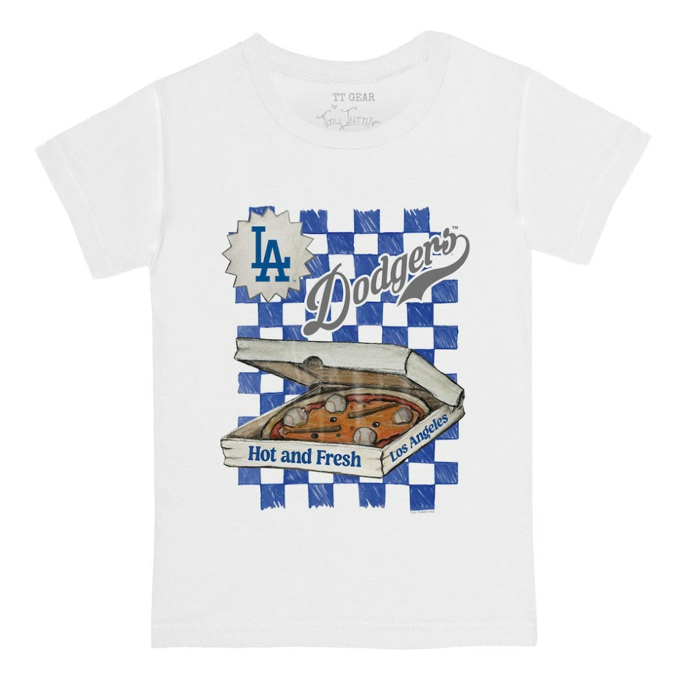 Los Angeles Dodgers Tiny Turnip Youth Pizza T-Shirt - MLB