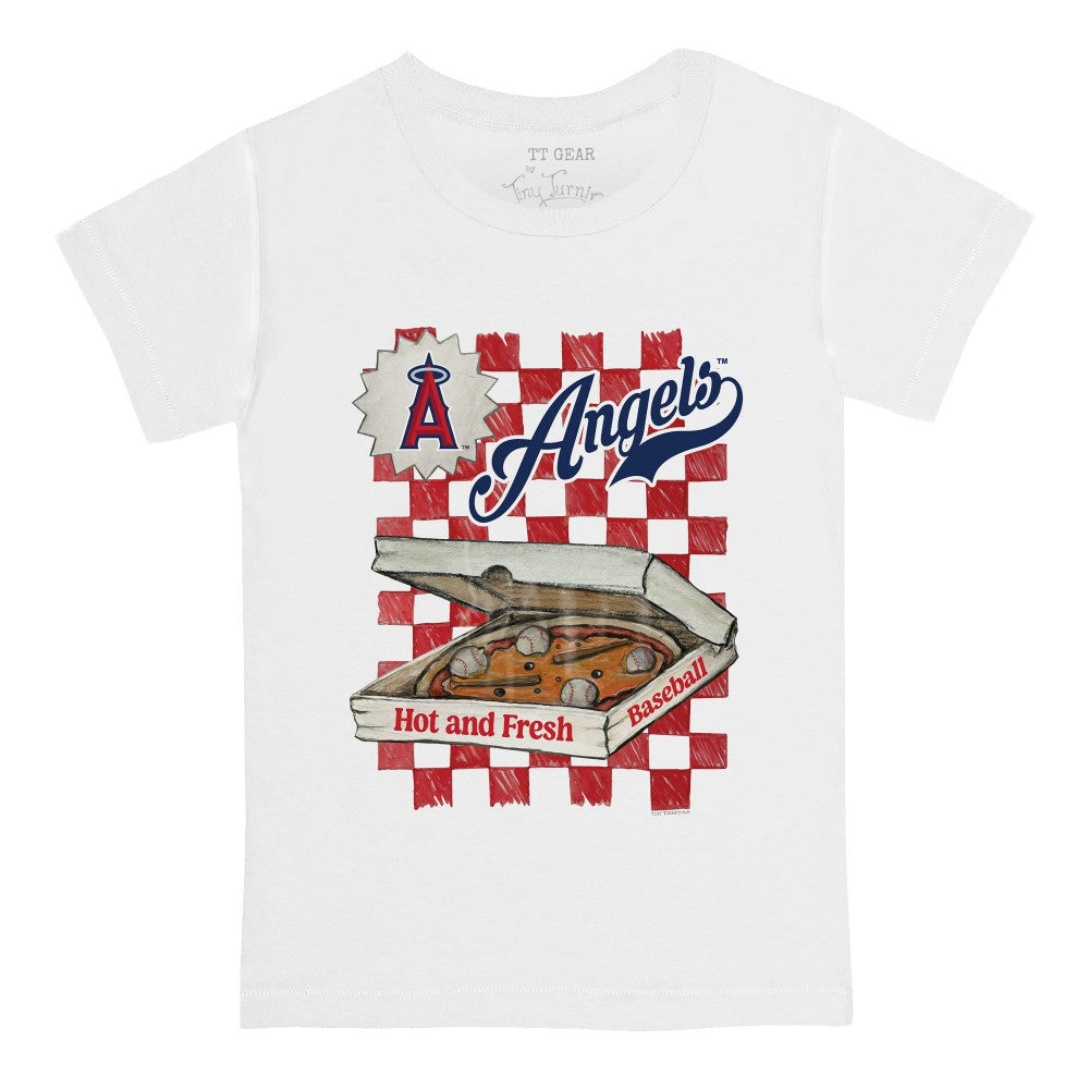 Los Angeles Angels Tiny Turnip Youth Pizza T-Shirt - MLB