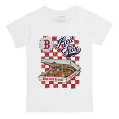 Boston Red Sox Tiny Turnip Youth Pizza T-Shirt - MLB