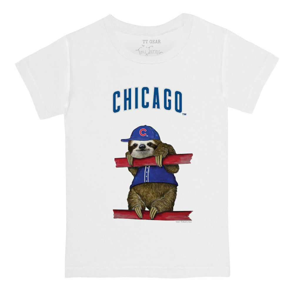 Chicago Cubs Tiny Turnip Youth Sloth T-Shirt - MLB