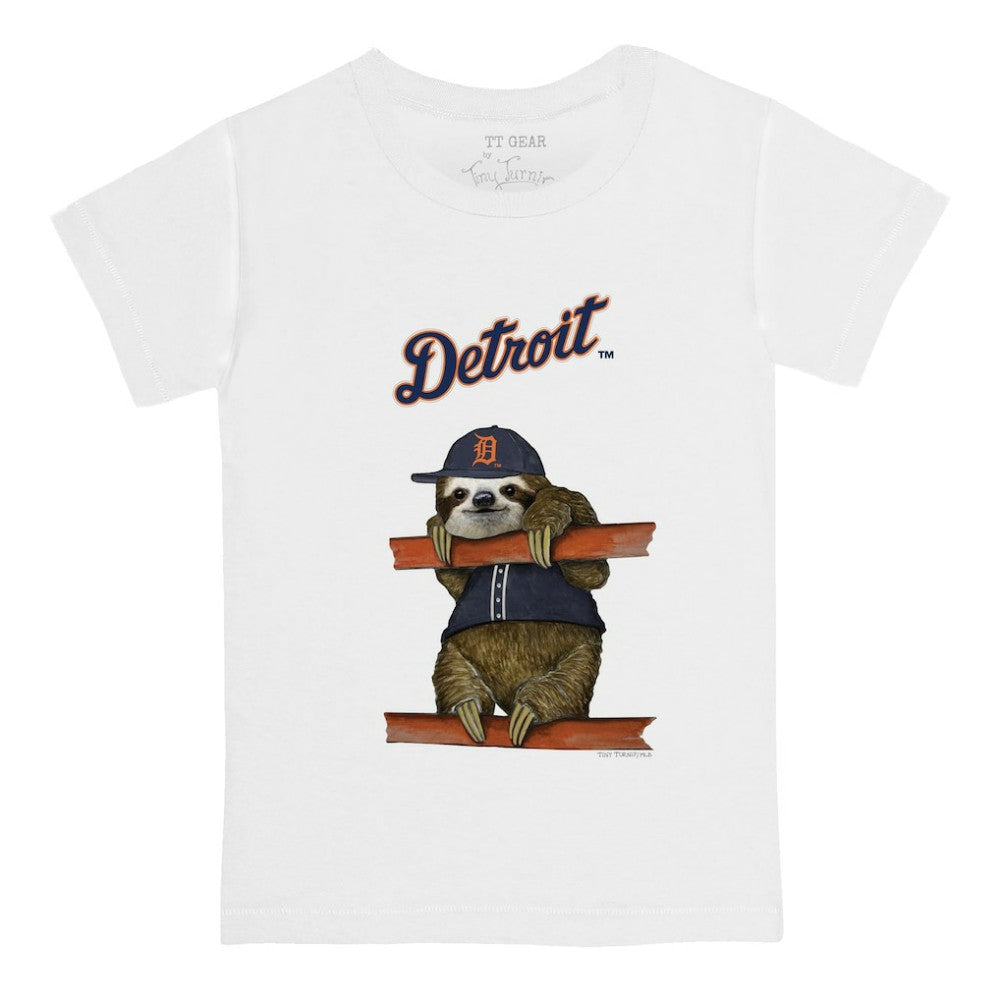 Detroit Tigers Tiny Turnip Youth Sloth T-Shirt - MLB