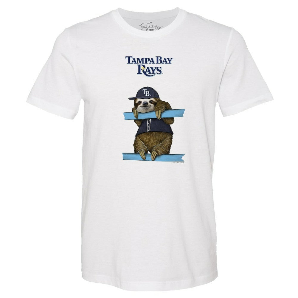 Tampa Bay Rays Tiny Turnip Unisex Sloth T-Shirt - MLB
