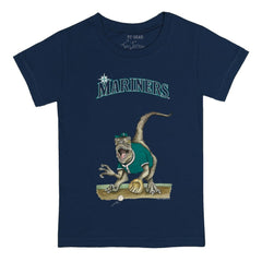 Seattle Mariners Tiny Turnip Youth Velociraptor T-Shirt - MLB