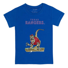 Texas Rangers Tiny Turnip Youth Velociraptor T-Shirt - MLB