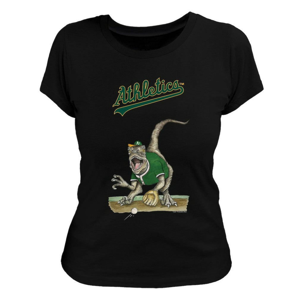 Athletics Tiny Turnip Women's Velociraptor T-Shirt - MLB