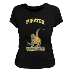 Pittsburgh Pirates Tiny Turnip Women's Velociraptor T-Shirt - MLB