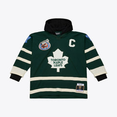 Toronto Maple Leafs Mitchell & Ness x Just Don Jersey Hoodie - Green - NHL
