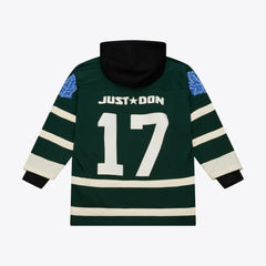 Toronto Maple Leafs Mitchell & Ness x Just Don Jersey Hoodie - Green - NHL