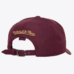 Florida Panthers Mitchell & Ness x Just Don Wave Script Pro Strapback Hat - Maroon - NHL
