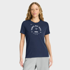 Tampa Bay Rays Nike Women's Authentic Collection Early Work Tri-Blend Dri-FIT T-Shirt - MLB