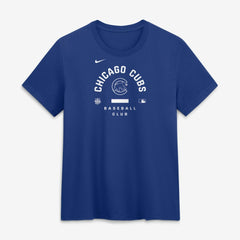 Chicago Cubs Nike Women's Authentic Collection Early Work Tri-Blend Dri-FIT T-Shirt - MLB