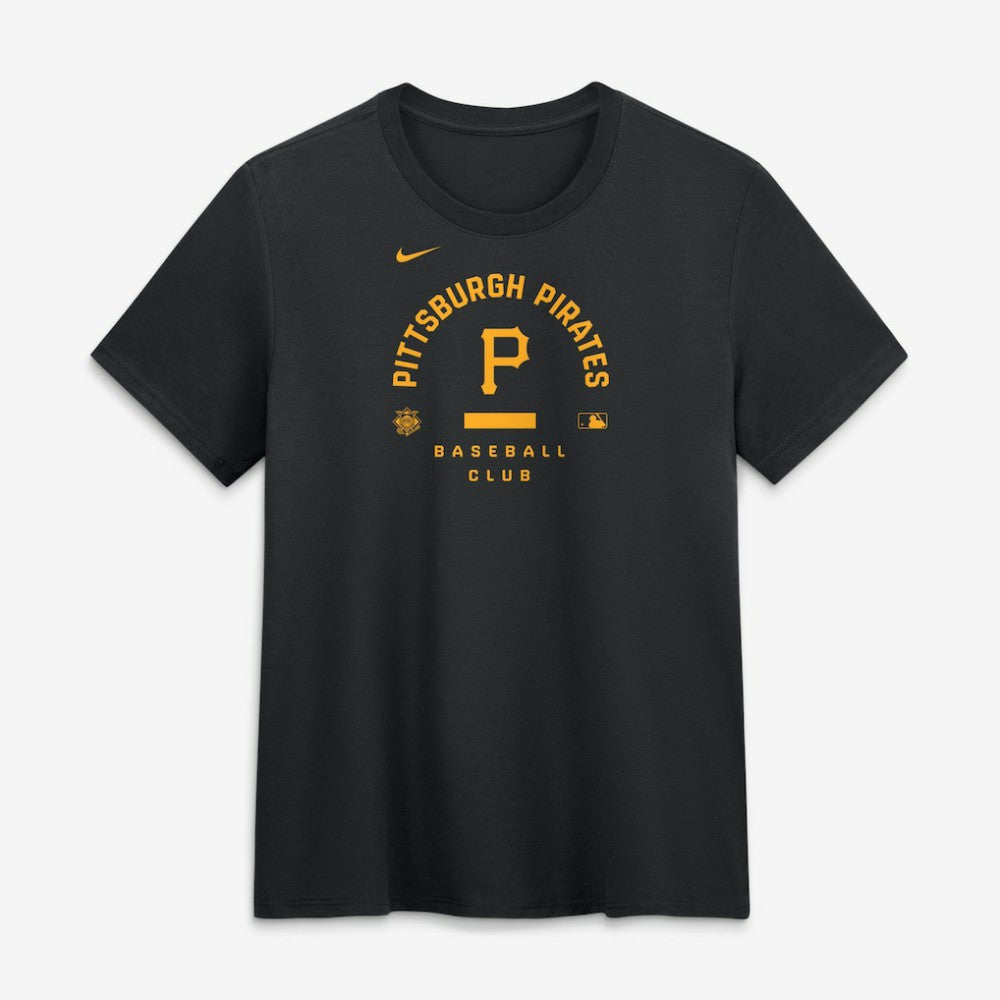 Pittsburgh Pirates Nike Women's Authentic Collection Early Work Tri-Blend Dri-FIT T-Shirt - MLB