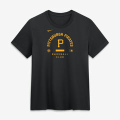 Pittsburgh Pirates Nike Women's Authentic Collection Early Work Tri-Blend Dri-FIT T-Shirt - MLB