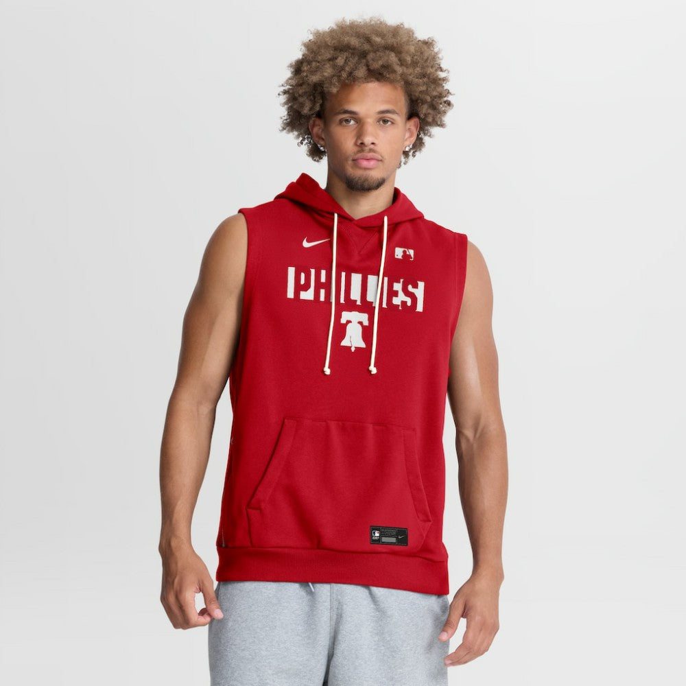 Philadelphia Phillies Nike Authentic Collection Standard Issue Dri-FIT Sleeveless Hoodie - MLB