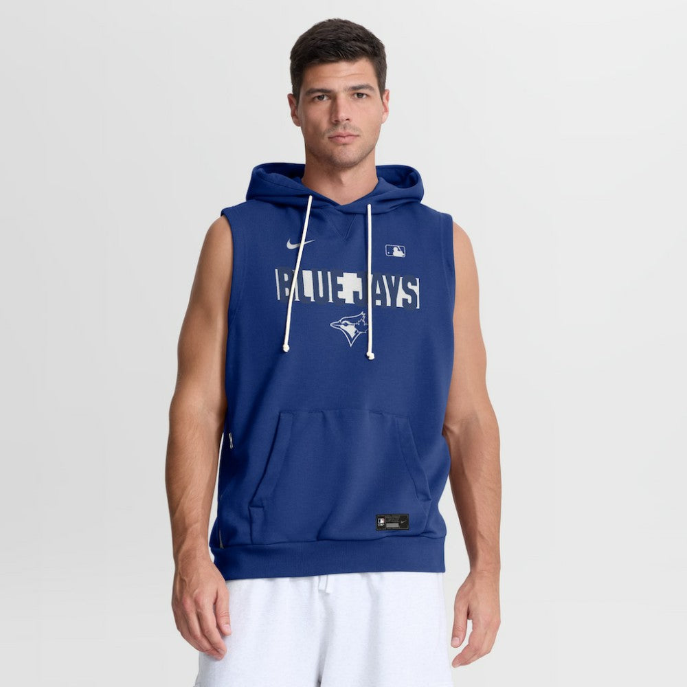 Toronto Blue Jays Nike Authentic Collection Standard Issue Dri-FIT Sleeveless Hoodie - MLB