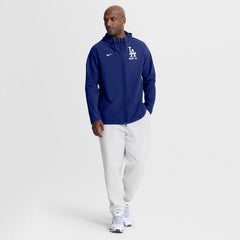 Los Angeles Dodgers Nike Authentic Collection Raglan Therma-FIT Full-Zip Hooded Jacket - MLB