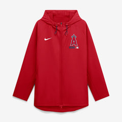 Los Angeles Angels Nike Authentic Collection Raglan Therma-FIT Full-Zip Hooded Jacket - MLB