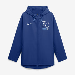 Kansas City Royals Nike Authentic Collection Raglan Therma-FIT Full-Zip Hooded Jacket - MLB