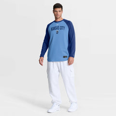 Kansas City Royals Nike Authentic Collection Raglan Dri-FIT Sweatshirt - MLB