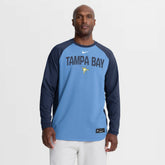 Tampa Bay Rays Nike Authentic Collection Raglan Dri-FIT Sweatshirt - MLB