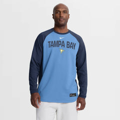 Tampa Bay Rays Nike Authentic Collection Raglan Dri-FIT Sweatshirt - MLB