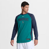 Seattle Mariners Nike Authentic Collection Raglan Dri-FIT Sweatshirt - MLB
